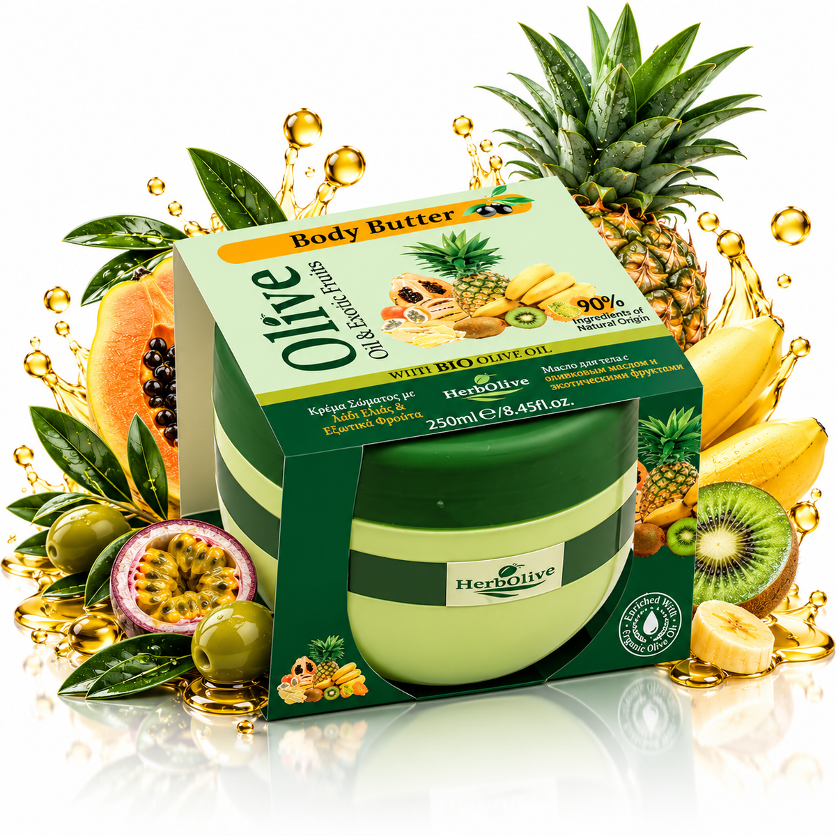 Масло за тяло Olive Oil & Exotic Fruits Body Butter 250ml